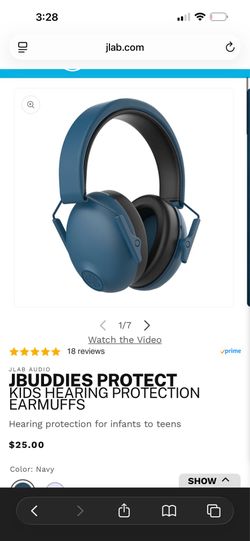 JBUDDIES PROTECT KIDS HEARING PROTECTION EARMUFFS