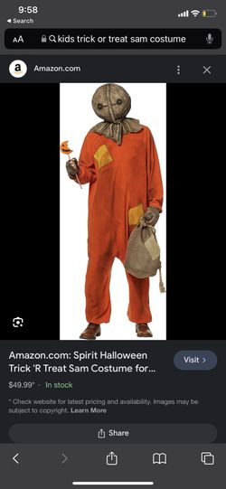 Kids Trick or Treat Costume