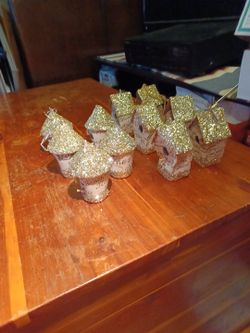 Christmas Bird HOUSES ornaments.