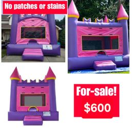 Girls bounce house moonbounce