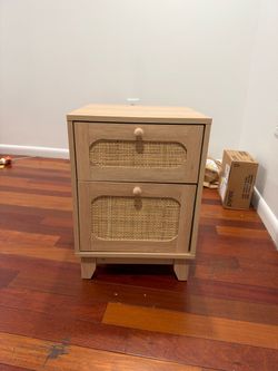 Rattan nightstand, BRAND NEW