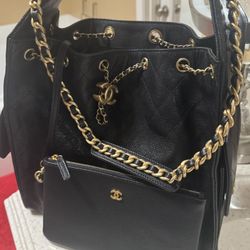 Black Leather Bag 