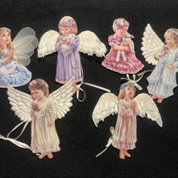 Angel Ornaments Set Of 6-Bradford Collection
