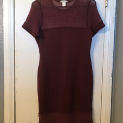 Burgundy Dress
