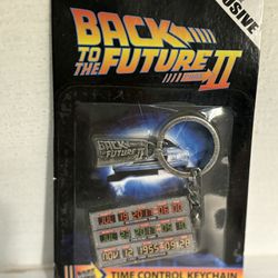 Back To The Future Keychain