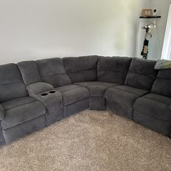 L Shaped Couch $200 Right Now If Somebody Picks Up