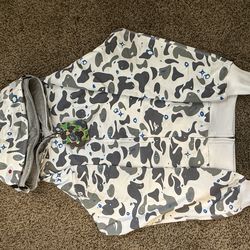 Bape space camo shark full zip hoodie