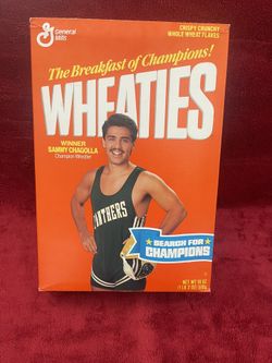 Sammy Chagolla Wheaties Cereal Box