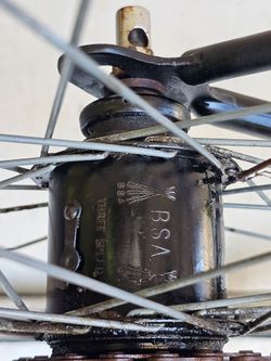 Antique  BSA bicycle.