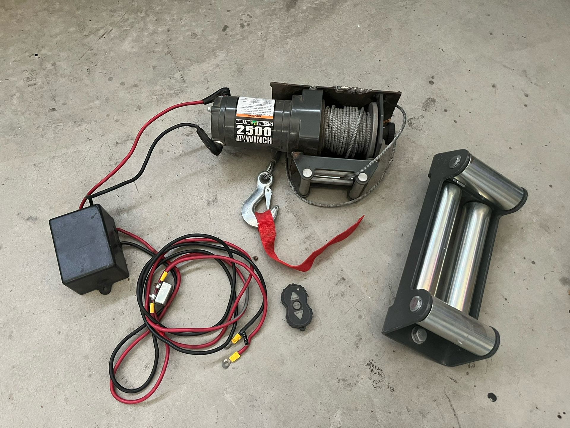 Badland 2500 atv utility winch