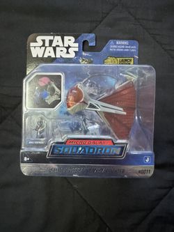 Star Wars Micro Galaxy Squadron Series 1 Asajj Ventress's Ginivex Starfighter