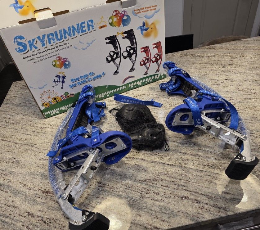 Skyrunner Kids/Child Youth Kangaroo Shoes Jumping Stilts Fitness Exercise