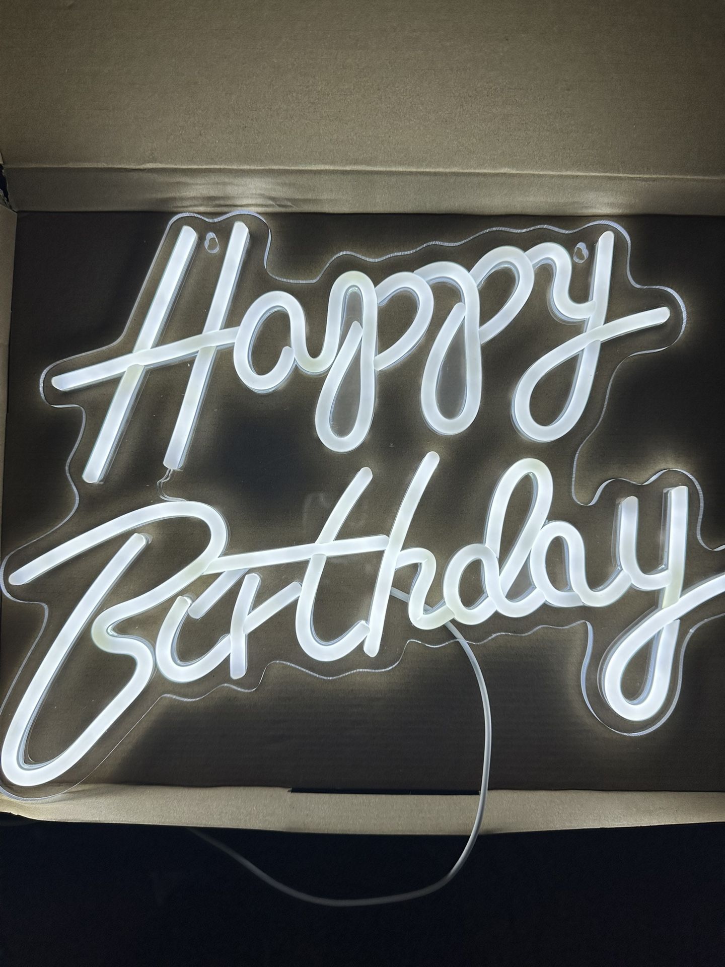 NEON HAPPY BIRTHDAY SING