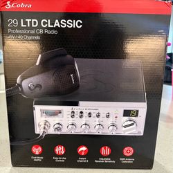 NEW IN BOX Cobra 29 LTD Classic Professional CB Radio 40 Channel 4W