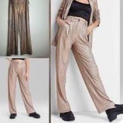 Gold Glitter Pants Size 0 Christmas Birthday Party 