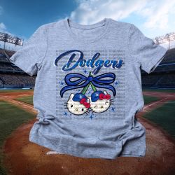 Hello Kitty Night, Dodgers, Custom Shirts, Custom Apparel 