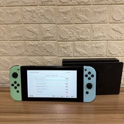 Nintendo Switch Animal Crossing Special Edition Works Great