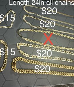 4 x GOLD PLATED