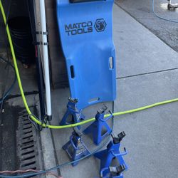 Snap On Light Matco Roll Bed And Jackstands