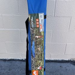 10x10 Slant Leg Instant Canopy Tent Blue 64 Sq Ft UPF 50