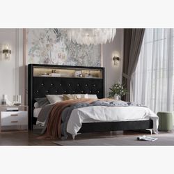 In box - Upholstered Bookcase Bed - Full