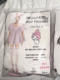 Forever 21 my melody costume new size M/L