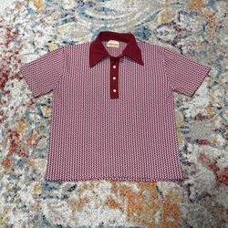 Vintage 70s Van Heusen Double Knit Polo