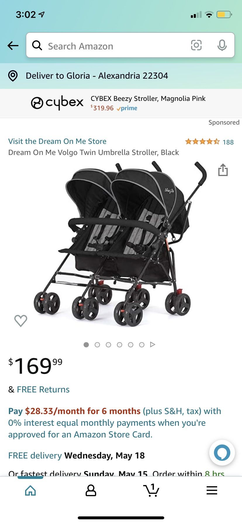 Twin Stroller 