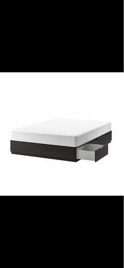 Ikea Nordli (Anthracite) w/ Serta Hybrid Mattress