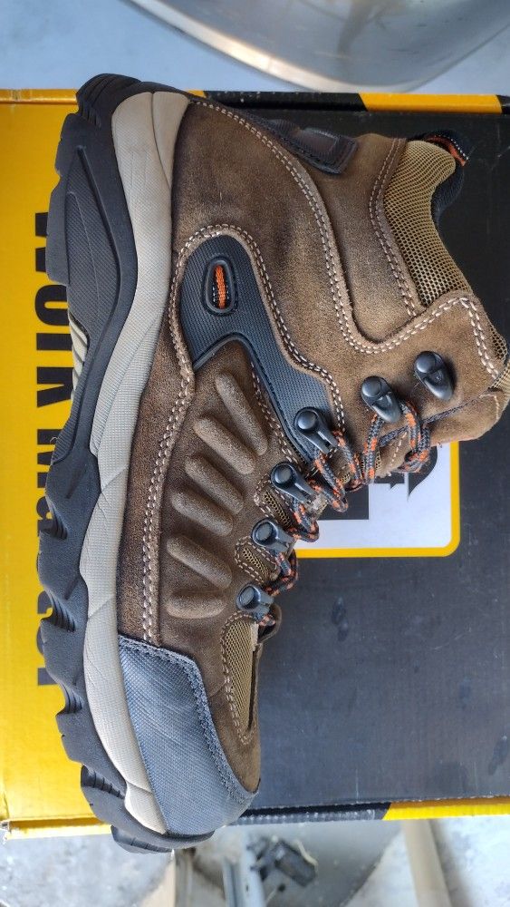 Men's Work Shoes | Boot | Work Master ®️ |  Brown | 10.5 | Toe~Protekt®️ Technology | Construction Boot | Warehouse Job | Workboot | Work Shoe