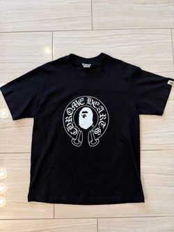 BAPE x Chrome Hearts Collab Black T-Shirt