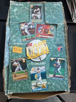 92 fleer ultra series 1 baseball 25 packs