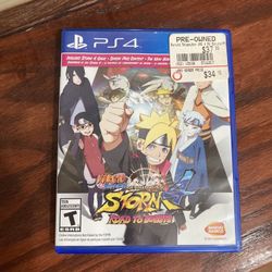 PS4 Naruto Storm Road to Boruto