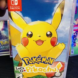 Pokémon Let’s Go Pikachu Switch