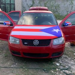 Puerto Rico flag FULL SET Hood cover, mirror cover, & side window flag