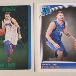 Really Nice Pair Of Luka Doncic Rookies In Mint Condition... 