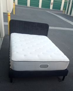 FULL BED FRAME WITH MATTRESS