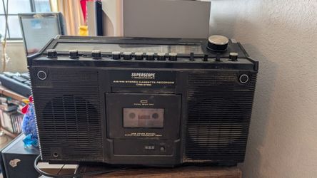 Vintage boombox