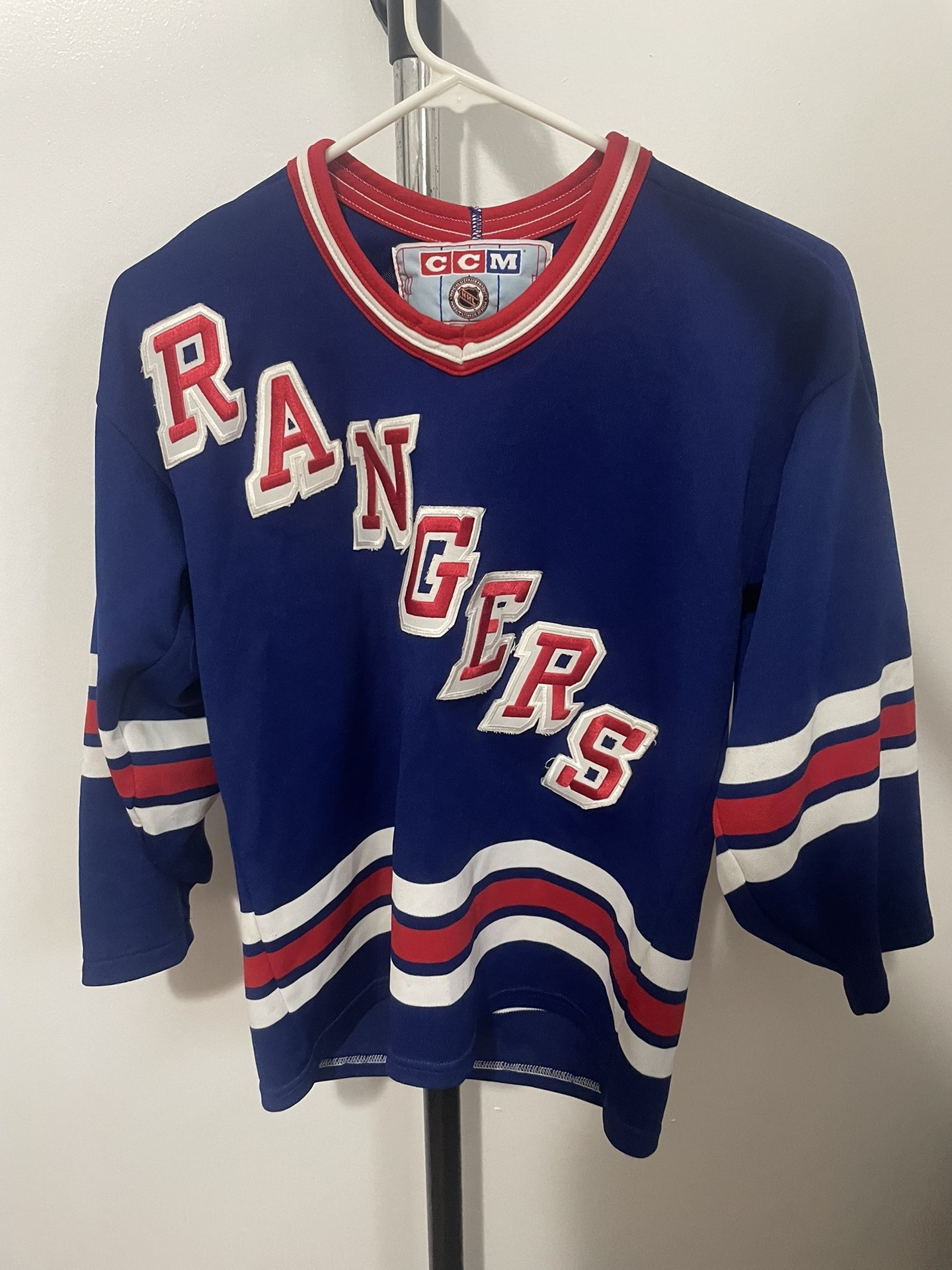 York Rangers Nhl Vintage Ccm Boy's Jersey Size L/xl