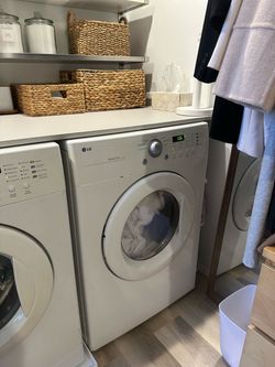 LG Sensor Dry Front-Load Dryer White