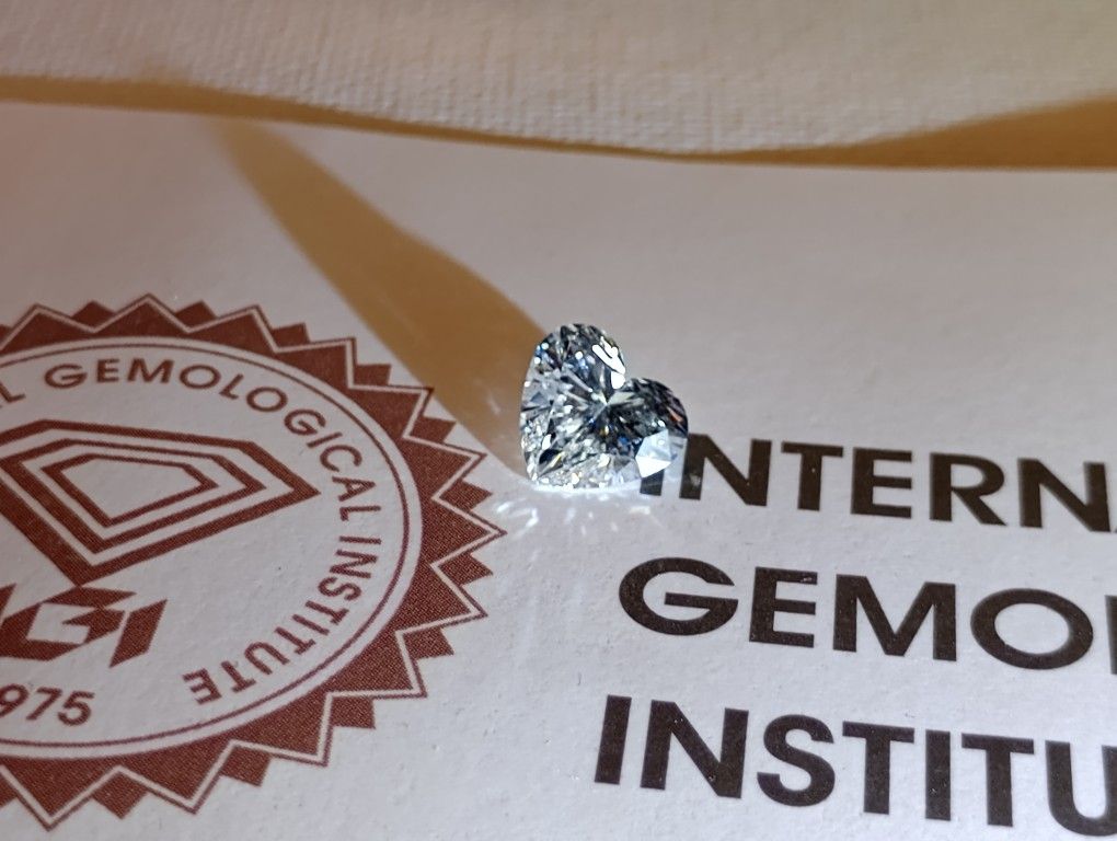2.02 Carat Certified Heart Shaped Diamond