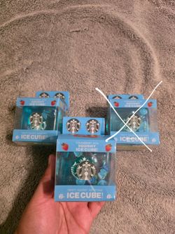 Blue Starbucks cube squishy