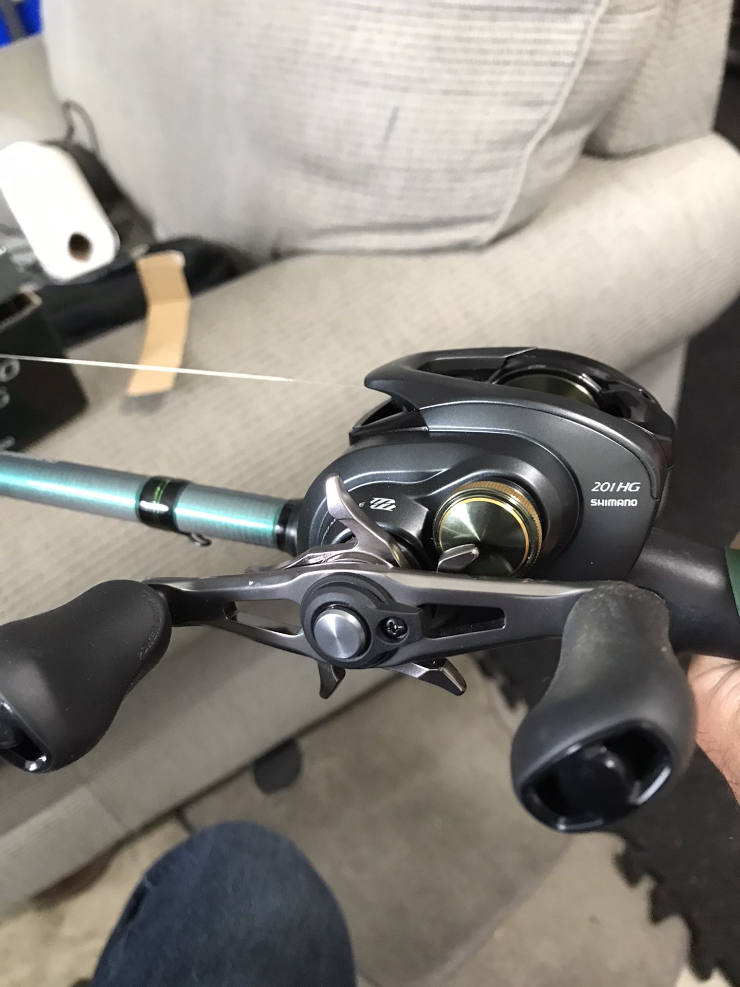 Shimano Curado Casting Reel And Clarus Rod Combo.