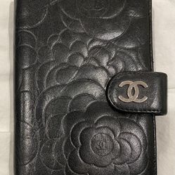 Channel Wallet Black Good Condition 