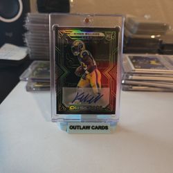 2022 Kyren Williams Rookie Auto Obsidian 35/50