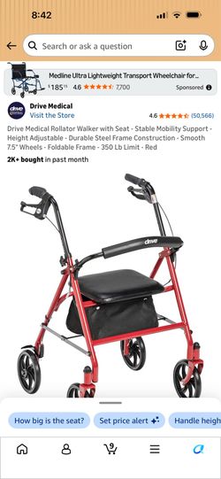 Rollator walker with seat (carrito de caminar !