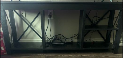 Modern Black TV Stand / Entertainment Center