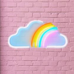Rainbow Cloud LED Neon Signs for Wall Decor / Wall Light / Neon Sign / Neon Wall Light (Brand New)