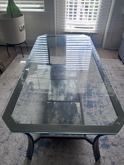 Glass Top Coffee Table