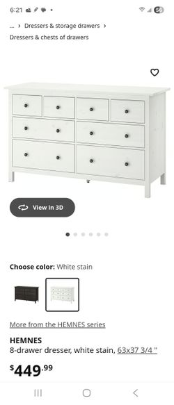 Ikea hemnes dresser and nightstands
